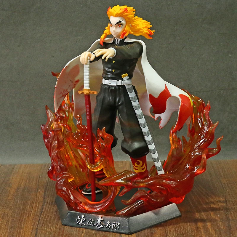 Kimetsu No Yaiba Demon Slayer Gk Rengoku Kyoujurou Cartoon Figure Action Figures Aliexpress