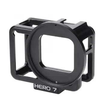 

SHOOT Lens Filter Black Aluminium Alloy Camera Case Protector Cover UV Filter Lens Cap Accessory for Gopro Hero 7 camera