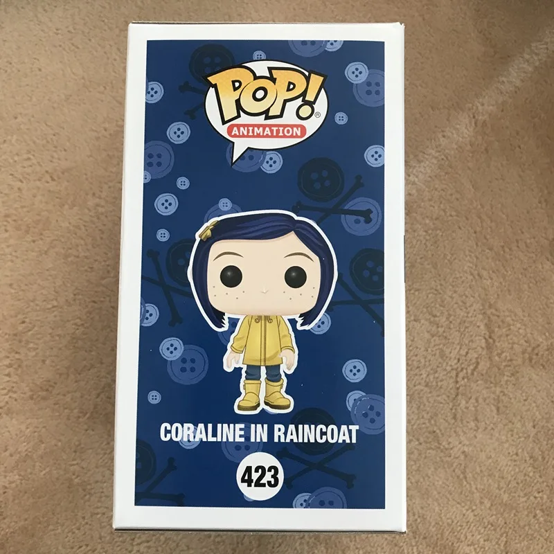 Эксклюзивная официальная Funko pop Diamond Edition Coraline в плаще Виниловая фигурка Коллекционная модель игрушки с оригинальной коробкой