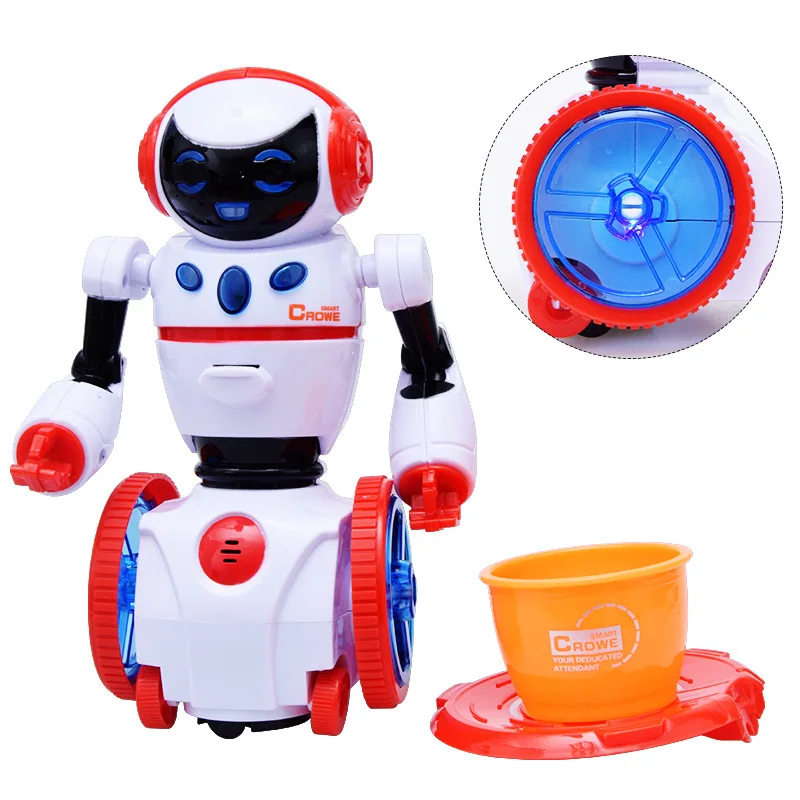 

Voice Robot Clapping Device Sensing dian xiao 20 Thousand to Walking Light Dancing Robot Cross Border Supply of Goods