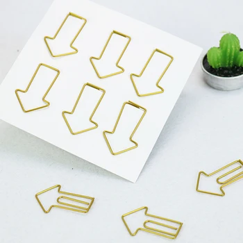 

6PCS/LOT Cupid arrows Style Silvery Color Funny Folder School Creative Marking H0043 Metal Paper Clip