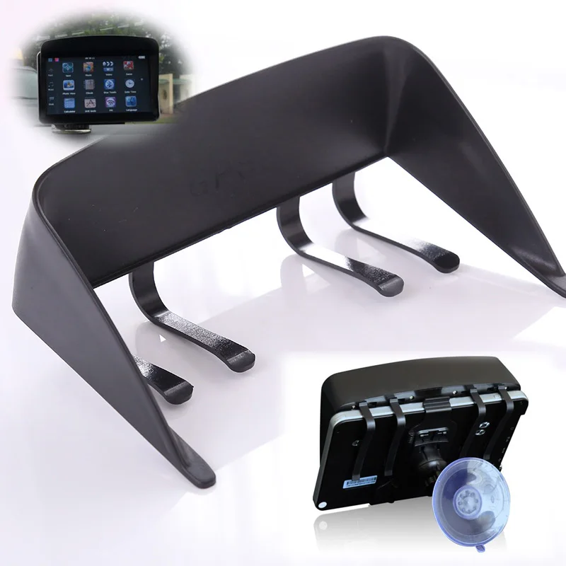 7 zoll Schatten Sonnenschirm Objektiv Abdeckung Sonnenschutzdach Visier Anti Glare GPS Navigator