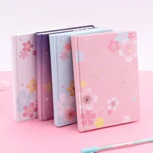 Fortune канцелярские принадлежности креативная ручка с цветком вишни книга хипстерская крышка горизонтальные студентов ноутбук блокнот для письма