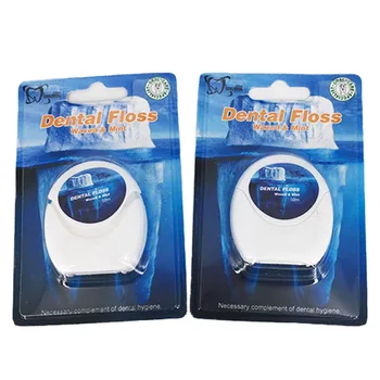 

5 Packs/Set O-type Dental Flossing Mint Flavored Safe Flat Line 50 Meters Long Dental Floss Home Use flossing