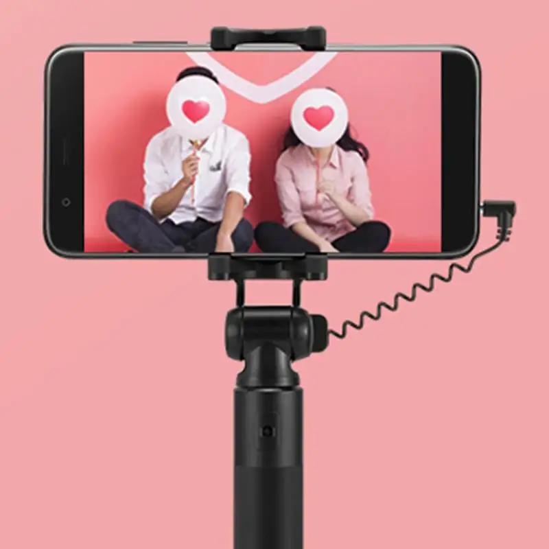 huawei Honor селфи палка монопод проводной селфи палка Выдвижная ручной затвор для iPhone Android huawei Xiaomi