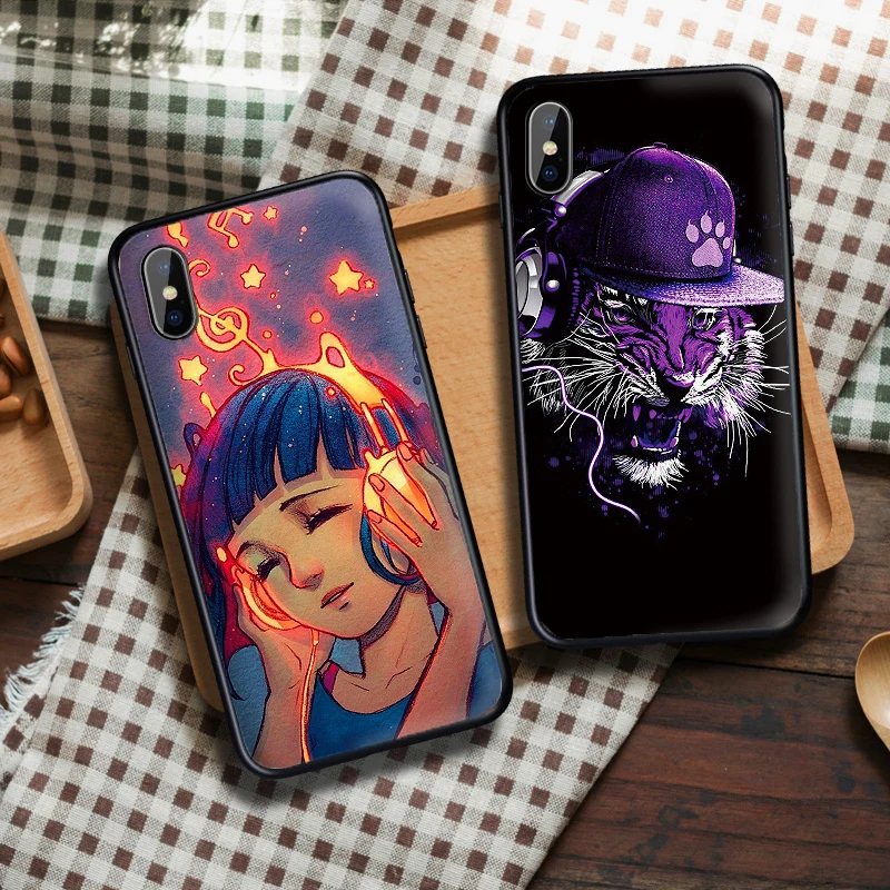 Музыка для Xiaomi mi 9T A3 PRO 8 A2 LITE 9 SE 6X X 2S 3 F1 CC9E CC9 роскошный черный чехол