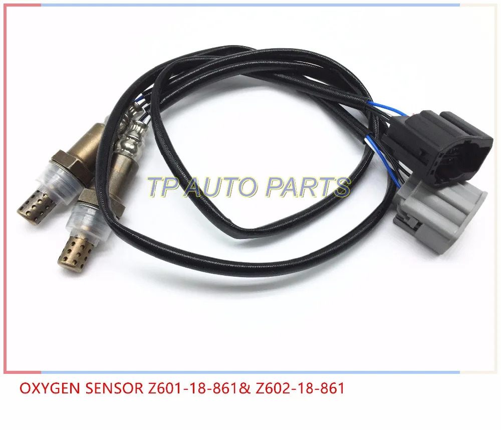 2PCS/SET OXYGEN SENSOR O2 SENSOR FOR MAZDA 3 1.6 L FRONT & REAR Z601-18-861A & Z602-18-861A