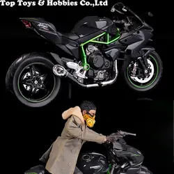 Дешевые игрушки 1/12 Ninja H2R мотоцикл рогающая Тяжелая машина гоночного соревнования уличного спортивного автомобиля для 6 дюймов кукольная