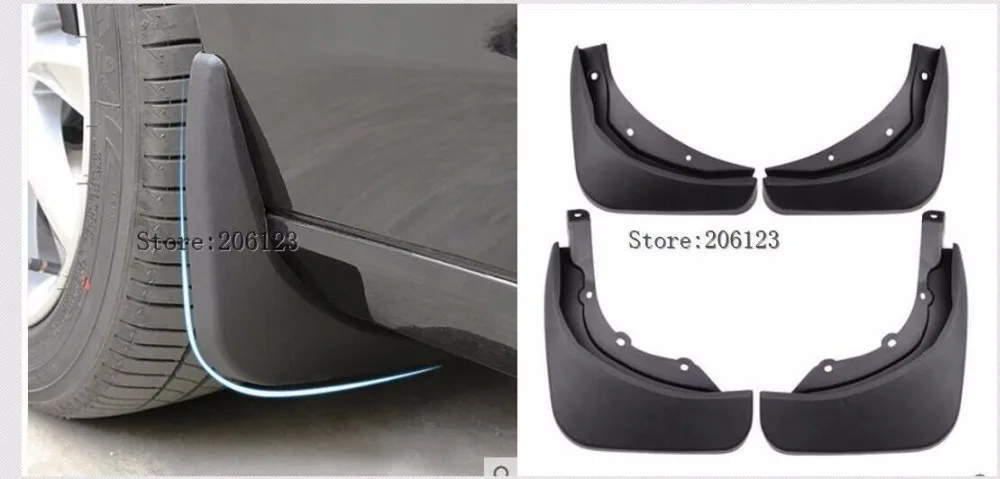 

Car Styling FIT FOR VOLVO S90 Mudflaps Splash Guards Front Rear Mud Flap Mudguards 2017 2018 Set Mud Flaps