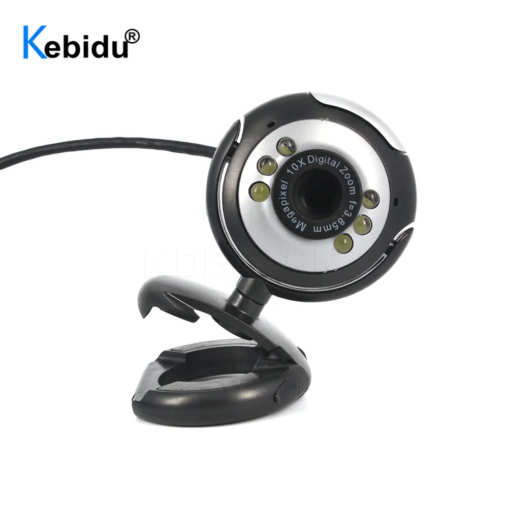 USB камера kebidu 12 м HD с микрофоном веб 30 мегапикселей 6 светодиодный микрофон для ПК