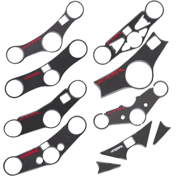 

Motorcycle Sticker Carbon Fiber Pattern Top Triple Clamp Yoke Case For HONDA CBR 250 600 600RR 1000RR CB400 F4 F5