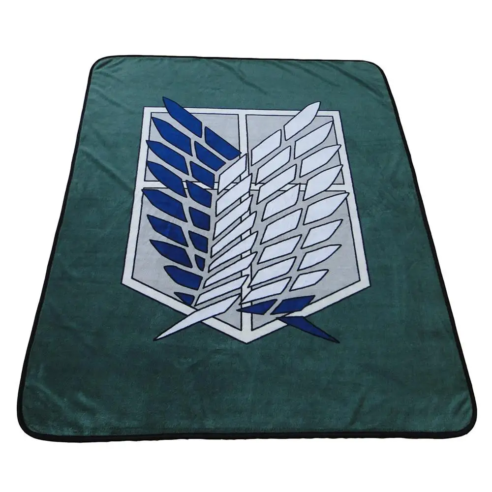 Attack On Titan Blanket Shingeki No Kyojin Survey Corps Cloak Cape Flannel Cosplay Costume Real