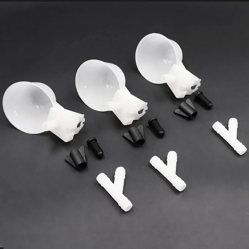 10Pcs Sets Automatic Bird Pigeon Coop Feed Poultry Chicken Fowl Drinker Water Drinking Cups Quail Waterer Animal Feeders
