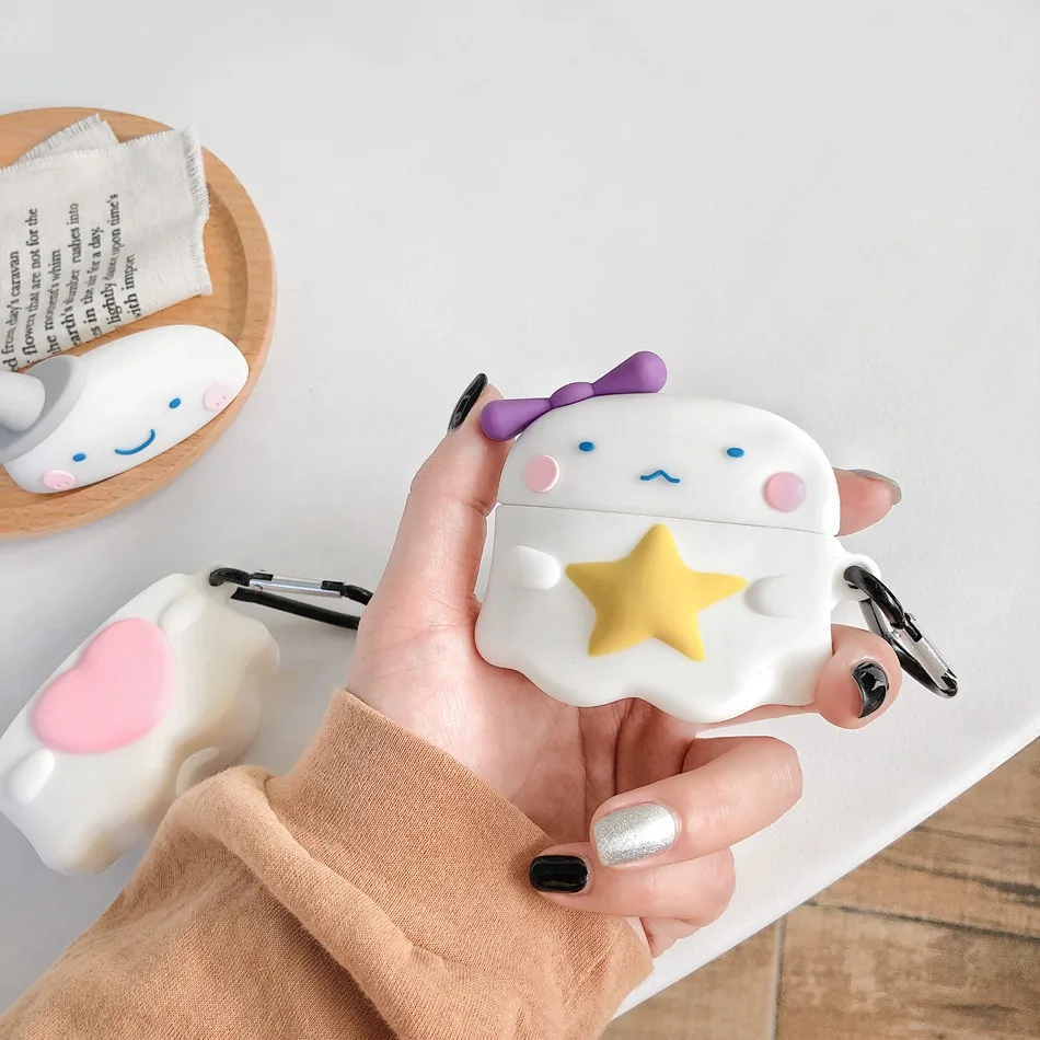 3D чехол для наушников для Airpods Pro Чехол Силиконовый Ститч Кот Мультяшные наушники/Earpods чехол для Apple Air pods Pro 3 чехол Брелок