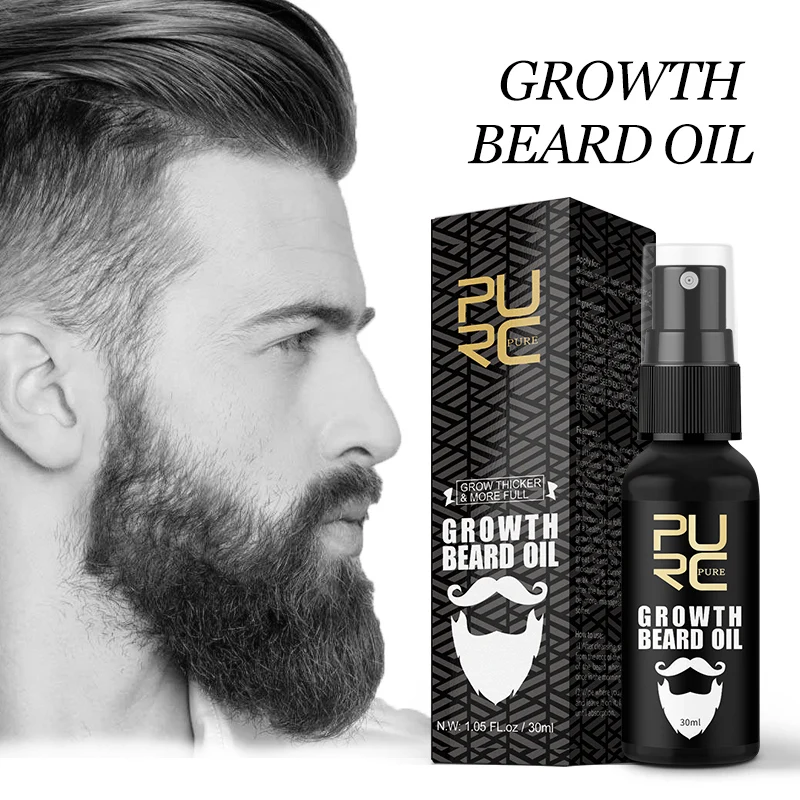 Beard Growth Oil Grow Beard Thicker & More Full Oil For Mustache Care Hair Growth 30ml