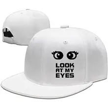 Look At My Eyes, унисекс, плоская кепка в стиле хип-хоп, забавная бейсболка, 8 цветов