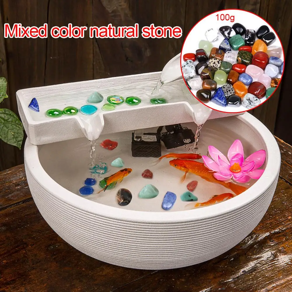 100g/bag Raw Gemstone Chips Artware Colorful Gem Home Decoration Irregular Shape Mixed Landscaping Rock Crystal Stones 1-2.5cm 100g/bag Raw Gemstone Chips Artware Colorful Gem Home Decoration Irregular Shape Mixed Landscaping Rock Crystal Stones 1-2.5cm