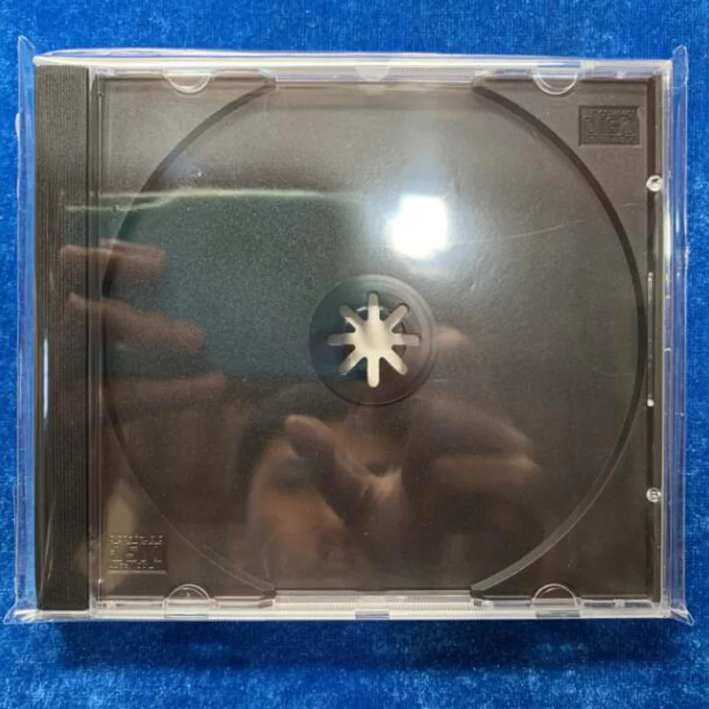 plástico transparente com 300 peças para gravação de cd, armazenamento de disco