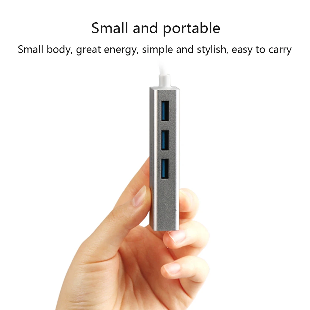 USB 3.0 HUB TYPE C to Gigabit Ethernet Lan RJ45 1000Mbps adapter for macbook xiaomi huawei notebook