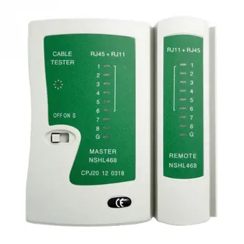 

Premium Network Cable Tester RJ45 RJ11 RJ12 CAT5 UTP LAN Cable Tester Detector remote test tools high quality