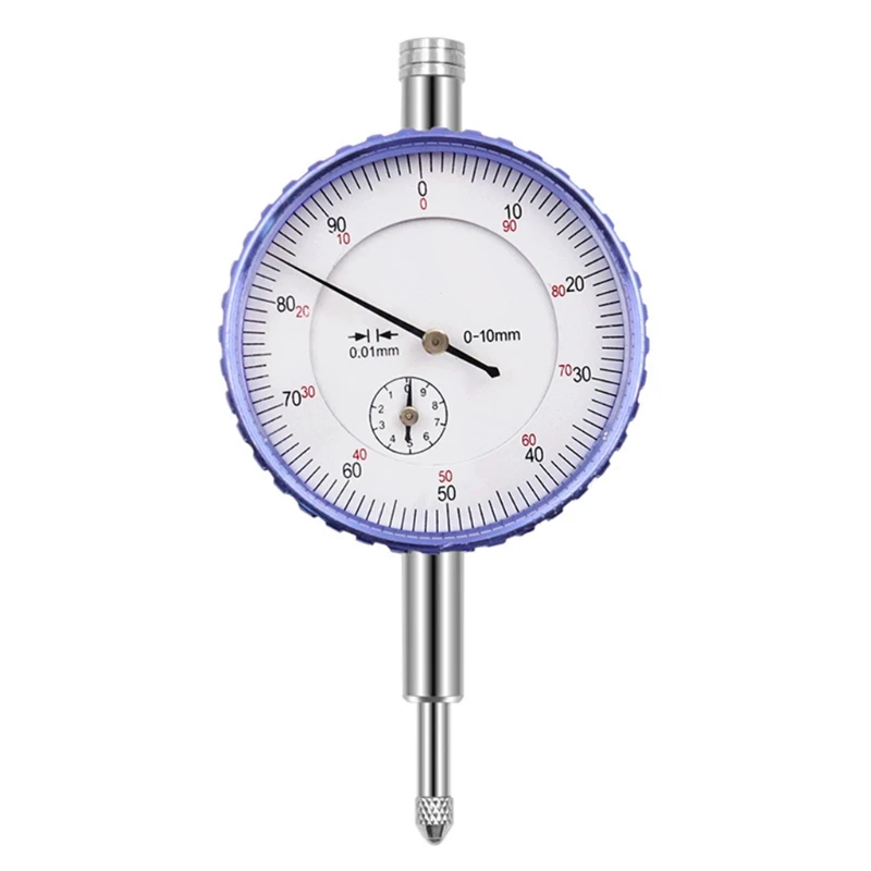 

High-precision Pointer Industrial Dial Indicator 0-10 mm Stable Performance Table with Lug Back Measurement Dial Gauge