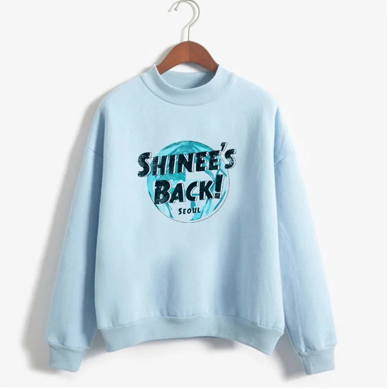 Shinee Forever Kpop женские толстовки Harajuku пуловер корейский стиль K-pop мир Shinee Crewneck Толстовка Shinee Jonghyun
