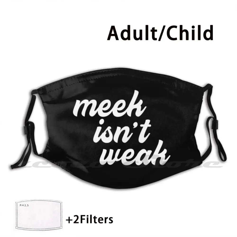 

Meek is't Weak Mask тканевая многоразовая моющаяся маска для печати Хиппи цыпленок хиппи Шикарный цветок для детей Boho