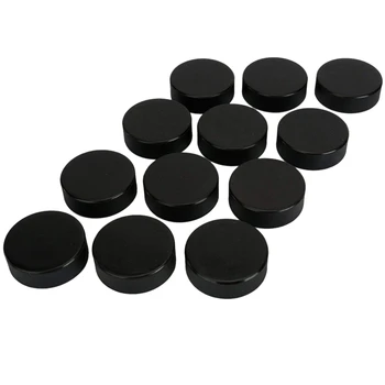 

12 Pack Ice Hockey Pucks Winter Sporting Official Size Game Practice Bulk Sports Puck