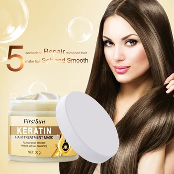 

50ml 5 Seconds Repairs Damage Hair Root Tonic Keratin Hair Treatment Mask Restore Soft Hair Nourishing Deep Hair Care Maskk