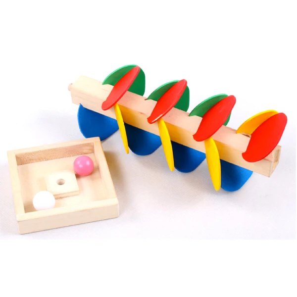 D637 цветной разборный шар деревянные игрушки Pour the pearl игра Необычные деревянные игрушки сборка
