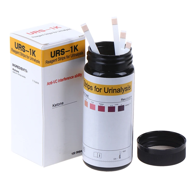 100 шт./компл. кетонные полоски домашний кетоз анализ на потерю веса