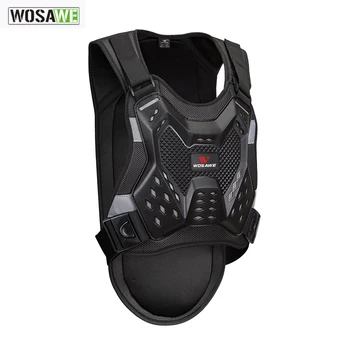 

WOSAWE Motorcycle Armor chest back protector Motocross Body Armor guard Racing Body Protector protective Gear MOTO Adult Jacket