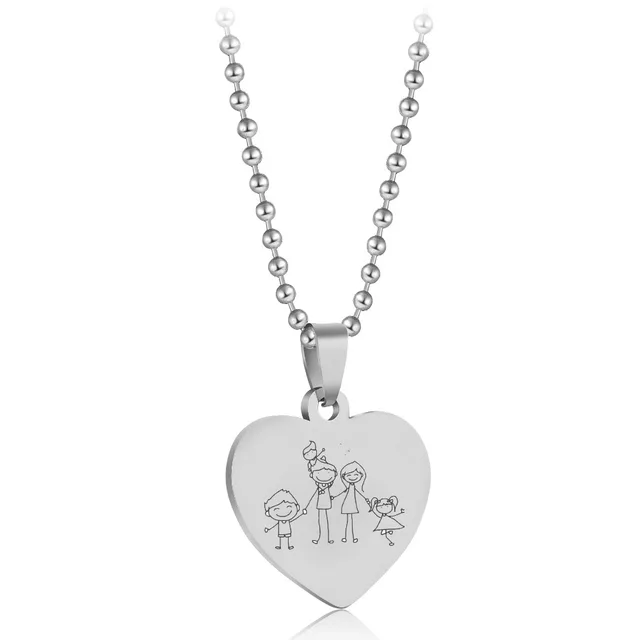 Mom Dad Son Daughter Necklaces Gifts 