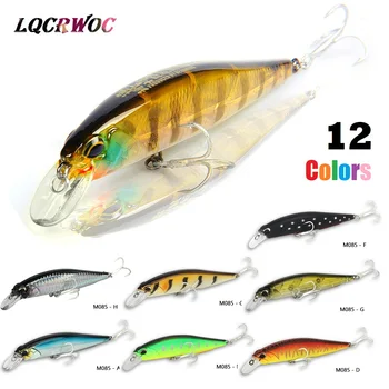 

2019 NEW 14g 10mm Minnow fishing lures Many colors winter high quality floating swing Swimbait Fishing gear crank bait pesca ice