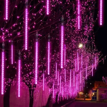 

Christmas Party Waterproof LED Meteor Shower Light String Holiday Outdoor Decoration LED Light String EU