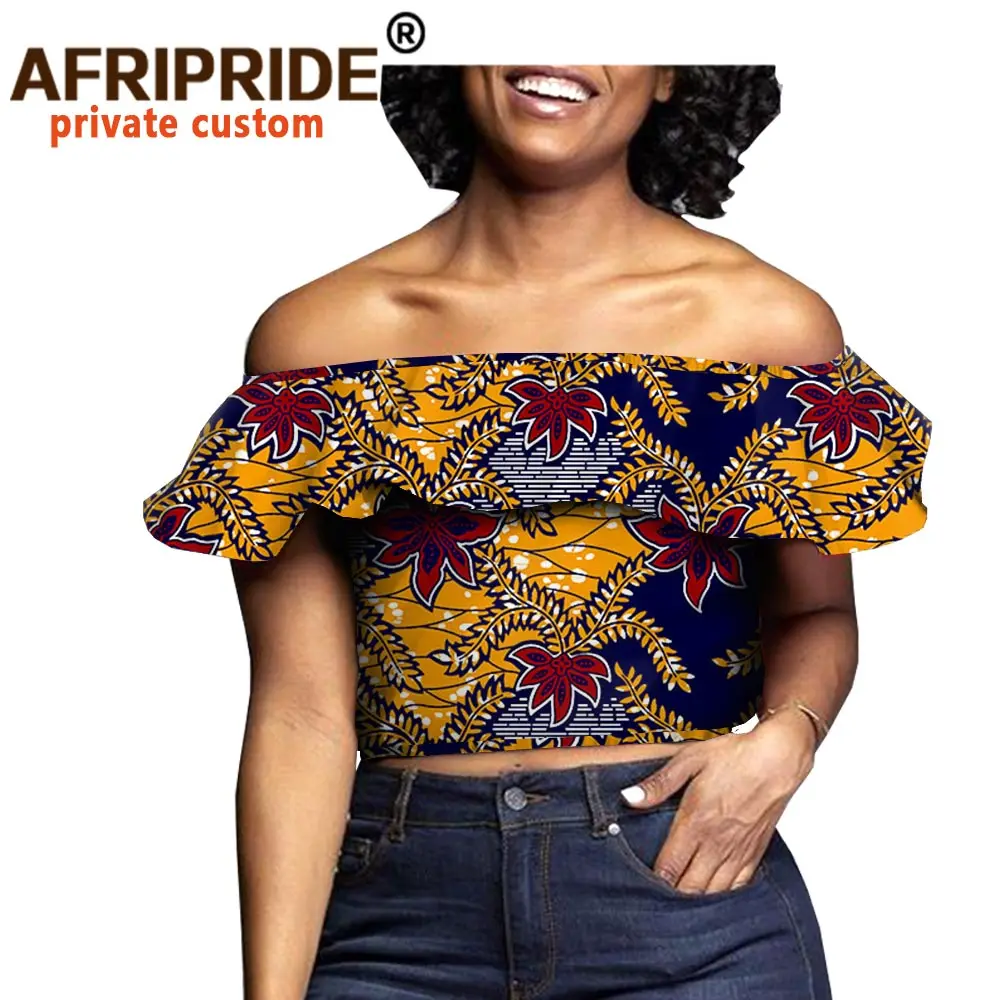 Новинка Весна 2020 африканская одежда повседневная рубашка для женщин AFRIPRIDE