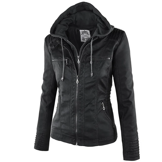 2020 Winter Faux Leather Jacket Women Casual Basic Coats Plus Size 7XL Ladies Basic Jackets Waterproof Windproof Coats Female 50 5