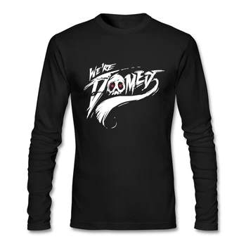 

Hip Hop Clothing Cute We Are Doomed T Shirts Men's Long Sleeve Cotton O-neck Tee Shirt For Male Sale Price Official Apparel