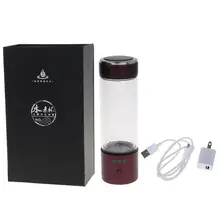 Double-layer Rich Hydrogen Water Generator Bottle SPE/ PEM Water Ionizer Bottles H2& O2 Seperate