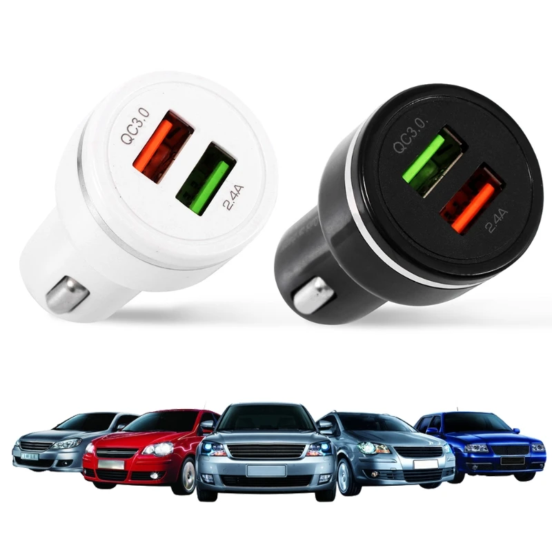 

Dual USB QC 3.0 Fast Car Charger Quick Charge 3.0 for iphone Samsung Xiaomi GPS