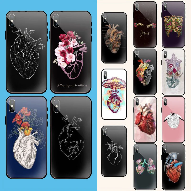 Medical Human Organs Brain Meridian Kidney Art Phone Case for iPhone 11 pro XS MAX 8 7 6 6S Plus X 5 5S SE XR case | Мобильные