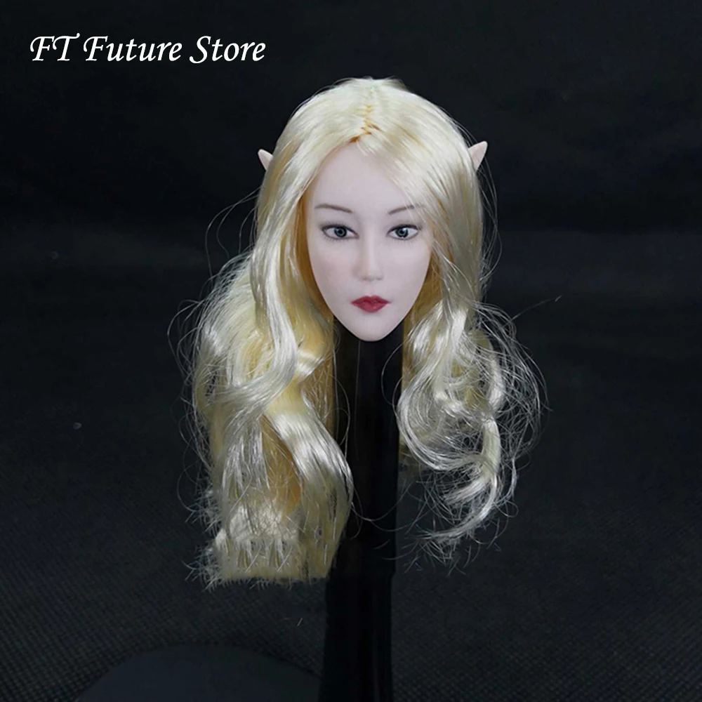 1//6 Girl Head Sculpt Carved Model Cute Female Toy for 12/" Action Figure Body