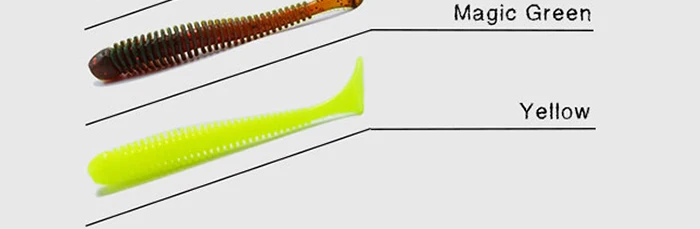 Soft Lure 15pcs 5cm~5.5cm For Artificial Japan Lures Lead Shad Fly Fishing Silicon Rubber Fish Paddle Tail Fishing Lure (12)