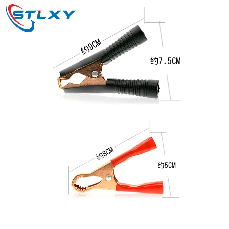 Alligator Clips Hot Car Battery Clamps Crocodile Clip 100A/50A Red Black Electrical Connection