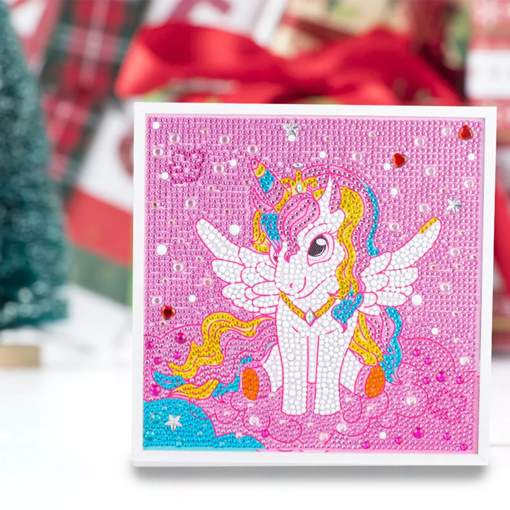 Unicorn, Crystal Rhinestone Diamond Painting Kits for Kids