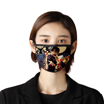 

Anime Hanako The Earthbound Boy Mask Dustproof Anti-fog Fashion Printable Washable Ice Silk Fabric Breathable Fashion Mask