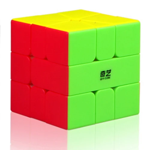 Colorful QiYi QiFa SQ1 разноцветный волшебный куб cubo magico Головоломка обучающие игрушки для детей для взрослых-черный - Цвет: Colorful