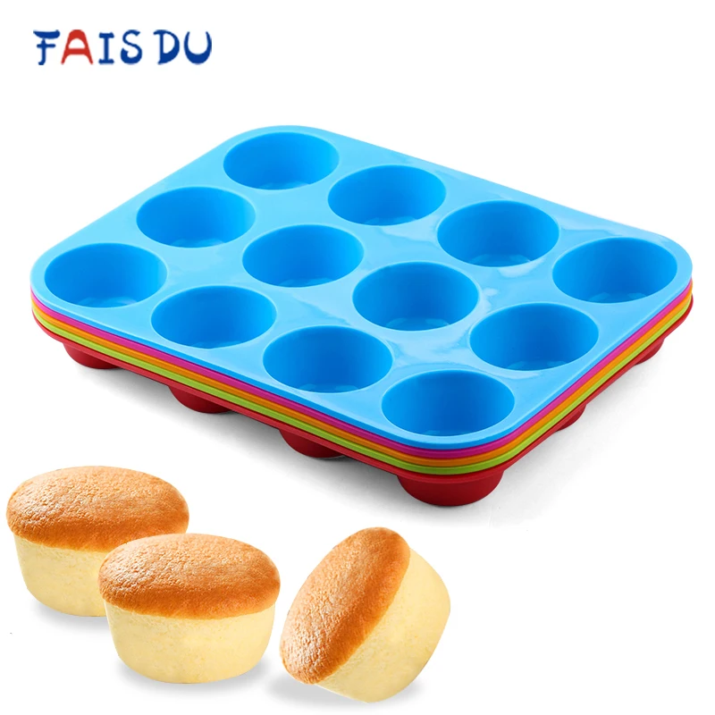Round Mold Pudding Cupcake Baking-Tool Steamed-Cake-Mold Cookies Fondant Mini Muffin