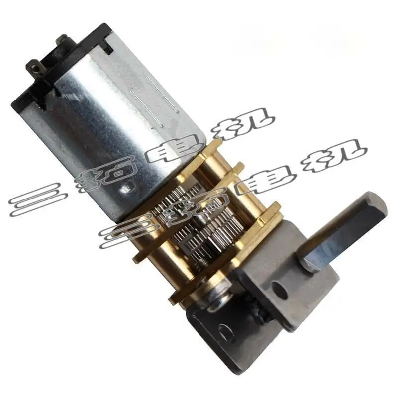 1pcs GW12GA Motor DC 6V/12V High Torque Turbo Worm Gear MINI Motor Gear Box GearBox Electric Gearmotor 4/9/10/20/22/40/42/65RPM