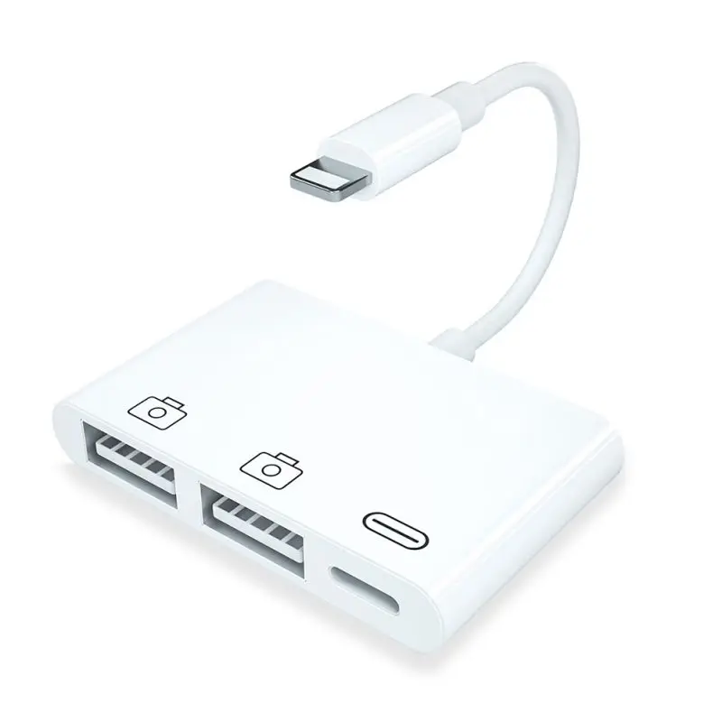 OTG телефон USB 3,0 адаптер мышь клавиатура USB диск конвертер для Apple IPhone IPad